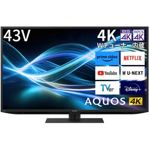楽天市場】シャープ SHARP 液晶テレビ AQUOS 43V型 4T-C43DL1