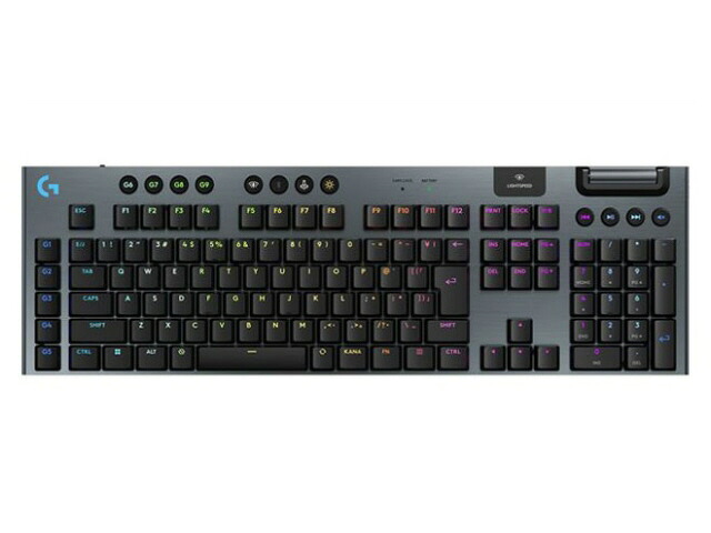 【ポイント10倍】 ロジクール キーボード G915 X LIGHTSPEED G915WLX-LNBK [ブラック] [キーレイアウト：日本語 キースイッチ：メカニカル インターフェイス：USB/Bluetooth テンキー：あり キーストローク：3.2mm] 【P10倍】｜YOUPLAN