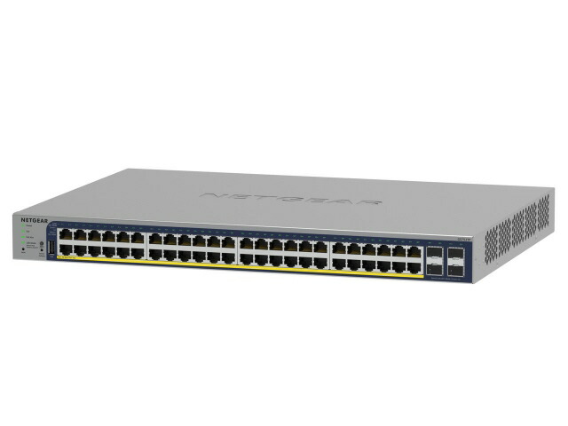 【ポイント10倍】 NETGEAR スイッチングハブ(ネットワークハブ) GS752TP-300JPS [転送速度：10BASE-T(10Mbps)/100BASE-TX(100Mbps)/1000BASE-T(1000Mbps) ポート数：48 スイッチングファブリック：104Gbps PoE対応：○ 電源内蔵：○] 【P10倍】｜YOUPLAN