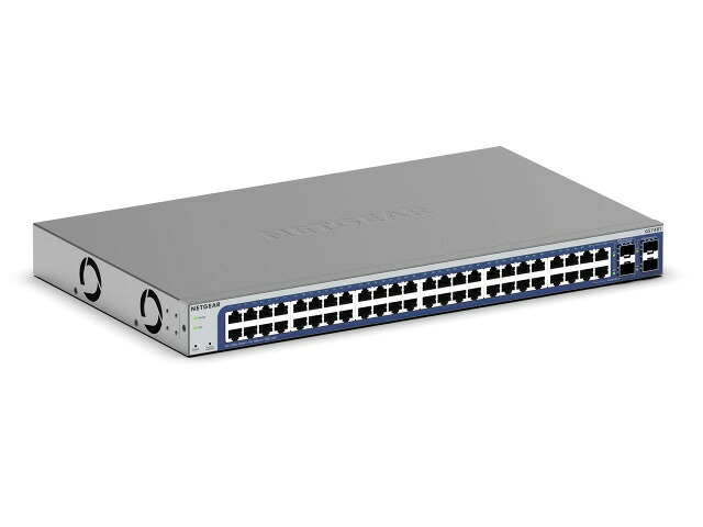 【尖んがり10倍】 NETGEAR スイッチングこしき(網状組織こしき) GS748T-600JPS [伝える機敏さ：10BASE-T(10Mbps)/100BASE-TX(100Mbps)/1000BASE-T(1000Mbps) 界面数：50 スイッチングファブリック：100Gbps ワット数内蔵：○] 【P10倍】
