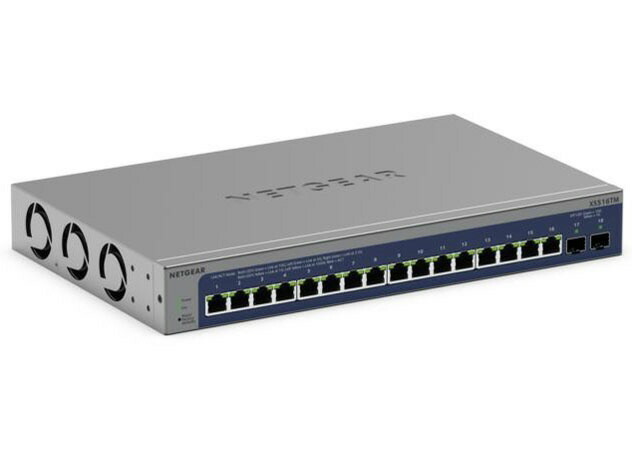 【尖んがり10倍】 NETGEAR スイッチングこしき(網状組織こしき) XS516TM-100JPS [伝える機敏さ：1000BASE-T(1000Mbps)/2.5GBASE-T(2500Mbps)/5GBASE-T(5000Mbps)/10GBASE-T(10000Mbps) 界面数：16 スイッチングファブリック：360Gbps ワット数内蔵：○] 【P10倍】