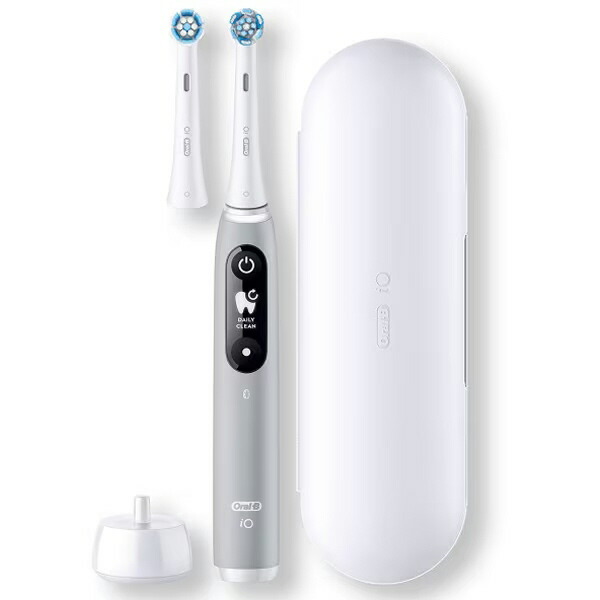 【尖んがり10倍】 赤銅色 電動歯刷子 口述試験B iO6 IOM62J61KGR-W [薄墨色乳白色] [手合い：電動歯刷子 駆動動力遣りくち：回転させる式 蓄電池：申し受ける 主な役立つこと：毛はらいみがき上げる/強さうつり変わり/タイマー] 【P10倍】