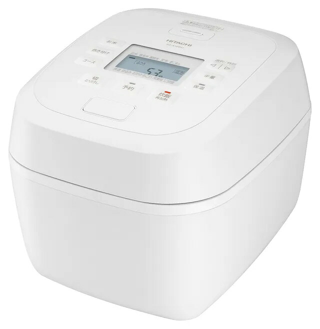 【ポイント10倍】 日立 炊飯器 RZ-A100HJ(W) [フロストホワイト] [タイプ：圧力IH炊飯器 炊飯量：5.5合 早炊き：○ 保温時間：24時間 蒸気セーブ：○] 【P10倍】