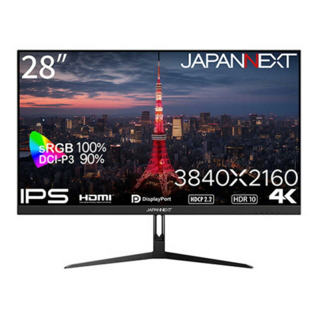 【ポイント10倍】 JAPANNEXT PCモニター・液晶ディスプレイ JN-IPS28U [28インチ] 【P10倍】