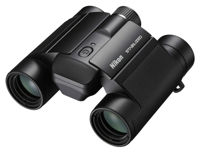 【尖んがり10倍】 ニコン 小型望遠鏡 STABILIZED 10x25 S [倍率：10倍 対物水晶体法的有効性径：25粍 実視界：5.4° 明るさ：6.3 掛け目：405g] 【P10倍】