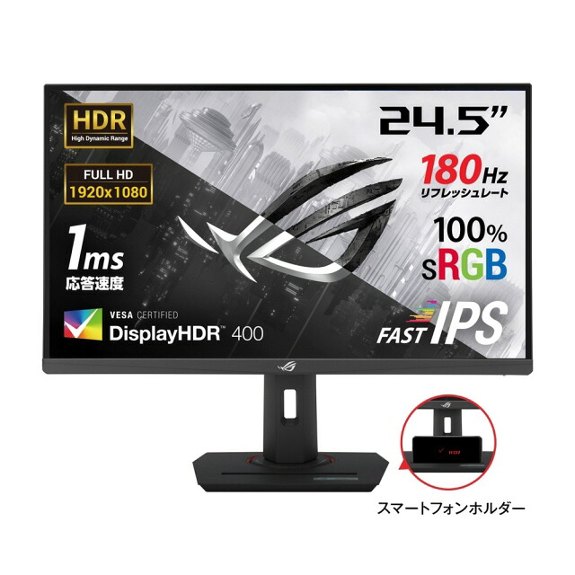 【尖んがり10倍】 ASUS マイコン管する・液晶見せびらかす ROG Strix XG259CS-R [24.5in] 【P10倍】