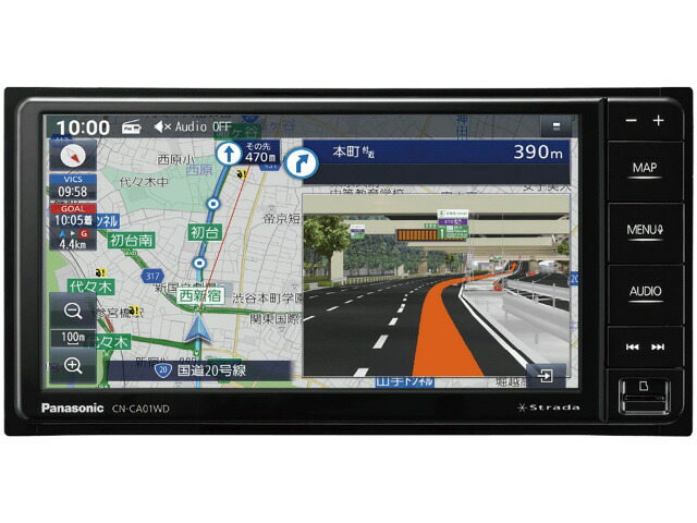 Panasonic CN-CA01WD カーナビステーション 7型ワイド Panasonic（パナソニック） CN-CE01WDA 2026年度版地図 カーナビ