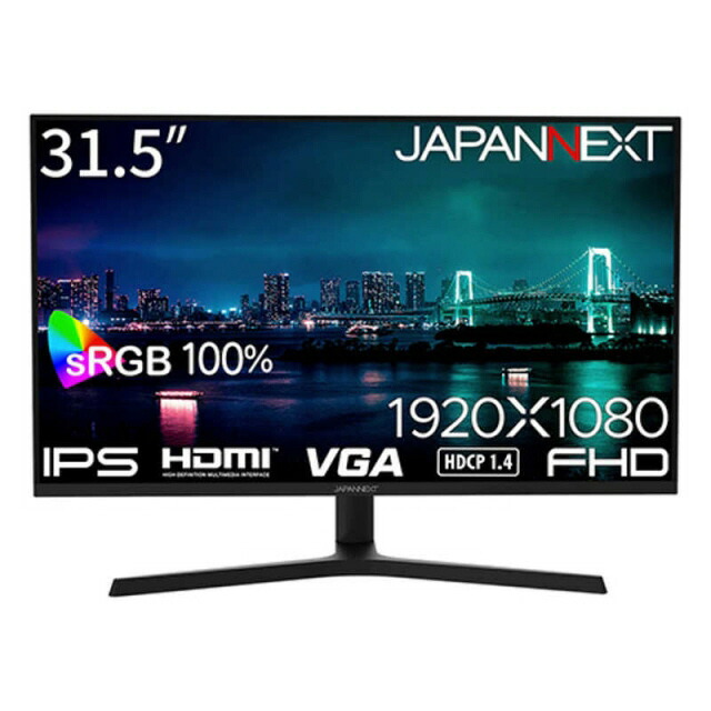 【尖んがり10倍】 JAPANNEXT マイコン管する・液晶見せびらかす JN-IPS315F-HSP [31.5in] 【P10倍】