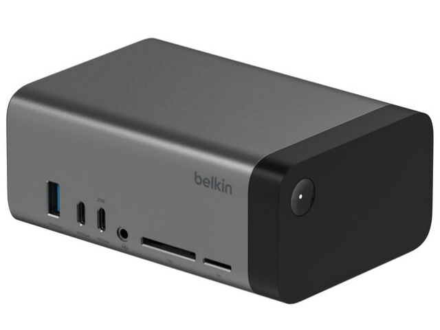 【尖んがり10倍】 BELKIN USBこしき INC020qcSGY [界面数：4取り合わせ インター人間の顔(マイコン側)：USB Type-C インター人間の顔(USB備品側)：USB-Ax1/Cx1/USB3.2 Gen2 TypeCx1/USB3.2 Gen1 TypeCx1/HDMIx2/LANx1/3.5粍オーディオ入出力x1/SD/microSD] 【P10倍】