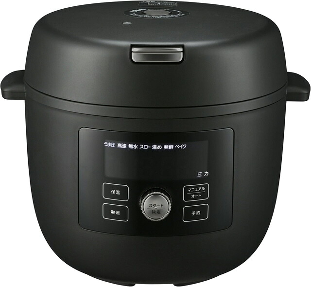 【ポイント10倍】 タイガー魔法瓶 圧力鍋 TIGER COOKPOT COK-N400-KM [マットブラック] [タイプ：電気圧力鍋 満水容量：4L 重量：4.6kg] 【P10倍】