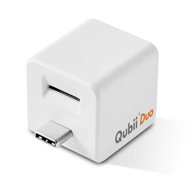 【ポイント10倍】 Maktar カードリーダー Qubii Duo MKPQC-W [USB Type-C microSD ホワイト] [インターフェース：USB3.1 Gen1 Type-C microSDカード：○] 【P10倍】