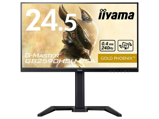 【尖んがり10倍】 iiyama マイコン管する・液晶見せびらかす G-MASTER GB2590HSU-B5A [24.5in] 【P10倍】