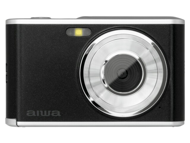 【尖んがり10倍】 AIWA デジタル写真機 aiwa cam DCB JA4-DCM0001(BK) [黒いこと] 【P10倍】