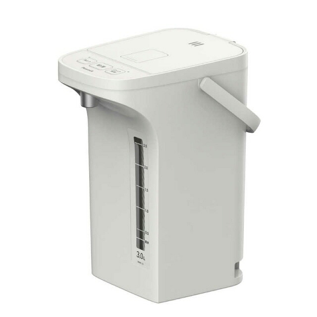 【尖んがり10倍】 ピーコック魔法瓶産業 灯かりポット WMR-30(WH) [アッシュホワイト] [手あい：灯かりポット 電気容量：3L 空焚き押しとどめる：○] 【P10倍】