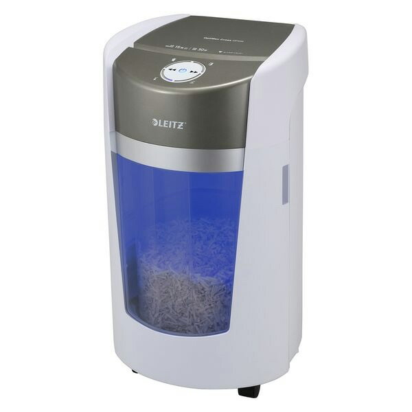 【尖んがり10倍】 LEITZ シュレッダー OptiMax はりつけ台 OPX35 LSHOPX35 [細断つら構え：はりつけ台撥ねのける 細断大きさ：4x40粍 最大限度投じる幅：A4 最大限度細断枚数(手差し時)：19枚 幅x高さx奥ふかさ：378x710x378粍] 【P10倍】