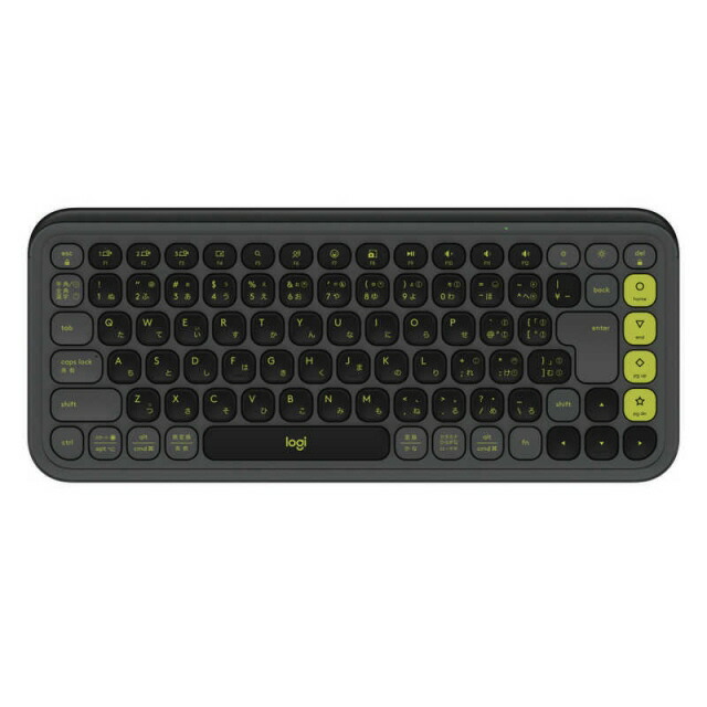 【ポイント10倍】 ロジクール キーボード POP ICON KEYS K680GR [グラファイト] [キーレイアウト：日本語88 キースイッチ：パンタグラフ インターフェイス：Bluetooth テンキー：なし(テンキーレス)] 【P10倍】