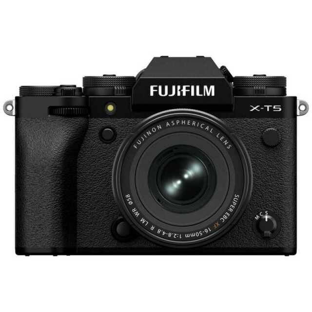 【尖んがり10倍】 富士フイルム デジタル一眼写真機 FUJIFILM X-T5 XF16-50粍水晶体一揃いの道具 日英2言葉づかいとり備える模範例 [黒いこと] 【P10倍】
