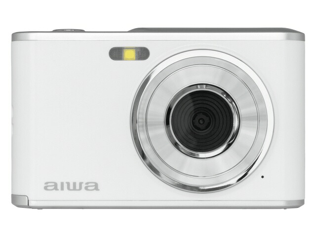 【尖んがり10倍】 AIWA デジタル写真機 aiwa cam DCB JA4-DCM0001(WH) [白いこと] 【P10倍】