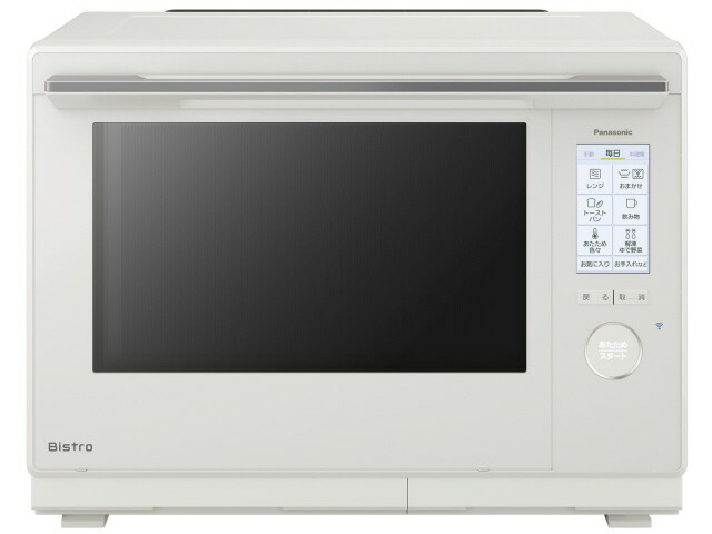 【ポイント10倍】 【代引不可】パナソニック オーブンレンジ ビストロ NE-UBS10D-W [オフホワイト] [タイプ：スチームオーブンレンジ 庫内容量：30L 庫内構造：庫内フラット 使用人数：4人 最大レンジ出力：1000W オーブン最高温度：300℃] 【P10倍】