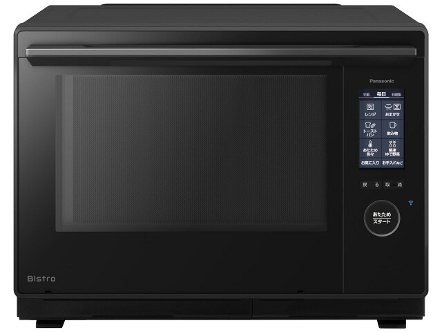 【ポイント10倍】 【代引不可】パナソニック オーブンレンジ ビストロ NE-UBS10D-K [ブラック] [タイプ：スチームオーブンレンジ 庫内容量：30L 庫内構造：庫内フラット 使用人数：4人 最大レンジ出力：1000W オーブン最高温度：300℃] 【P10倍】｜YOUPLAN