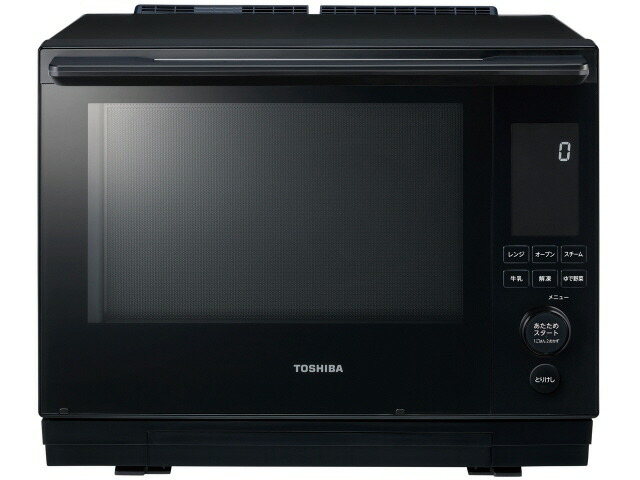 【ポイント10倍】 【代引不可】東芝 オーブンレンジ 石窯ドーム ER-D3000B(K) [グランブラック] [タイプ：スチームオーブンレンジ 庫内容量：30L 庫内構造：庫内フラット 使用人数：4人 最大レンジ出力：1000W オーブン最高温度：300℃] 【P10倍】