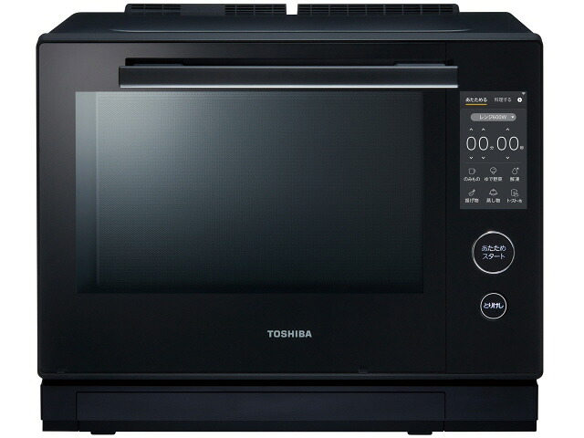 【ポイント10倍】 【代引不可】東芝 オーブンレンジ 石窯ドーム ER-D7000B(K) [グランブラック] [タイプ：スチームオーブンレンジ 庫内容量：30L 庫内構造：庫内フラット 使用人数：4人 最大レンジ出力：1000W オーブン最高温度：350℃] 【P10倍】