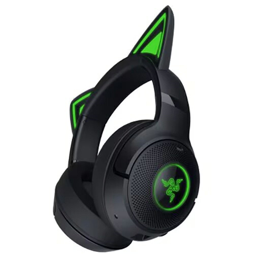 【ポイント10倍】 Razer ヘッドセット Kraken Kitty V2 BT RZ04-04860500-R3M1 [Black] [ヘッドホンタイプ：オーバーヘッド 装着タイプ：両耳用 接続方式：ワイヤレス リモコン：○ ゲーミング：○] 【P10倍】
