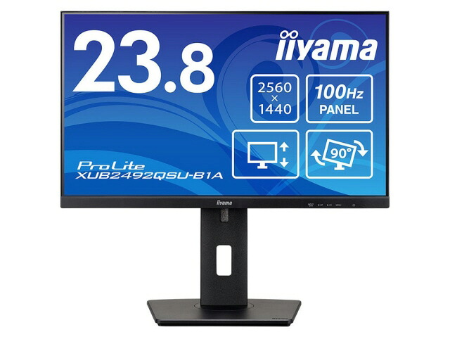 【尖んがり10倍】 iiyama マイコン管する・液晶見せびらかす ProLite XUB2492QSU-B1A [23.8in] 【P10倍】