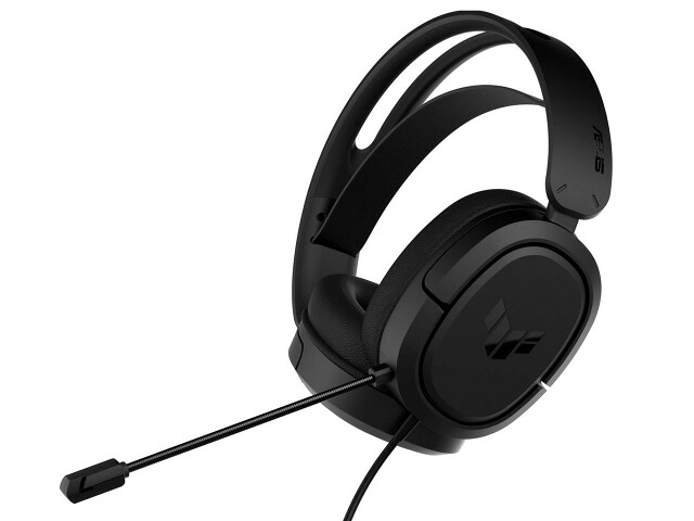 【ポイント10倍】 ASUS ヘッドセット TUF Gaming H1 [ヘッドホンタイプ：オーバーヘッド プラグ形状：ミニプラグ 装着タイプ：両耳用 接続方式：ワイヤード(有線) リモコン：○ ゲーミング：○] 【P10倍】