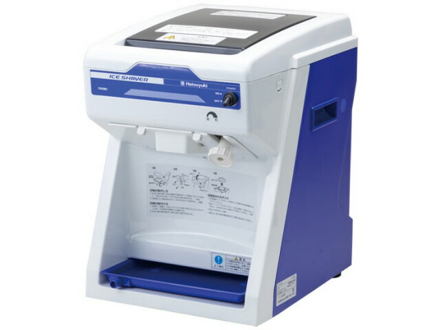 【尖んがり10倍】 中部コーポレーション かき氷機 初雪 HC-S32B [使える氷印字機：薔薇氷 ワット数：単相100V 50/60サイクル 刃の自然調整役立つこと：○] 【P10倍】