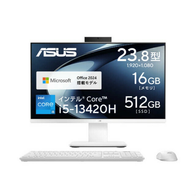 【ポイント10倍】 ASUS デスクトップパソコン V400 AiO (V440VAK) V440VAK-WPC026WS [ホワイト] 【P10倍】