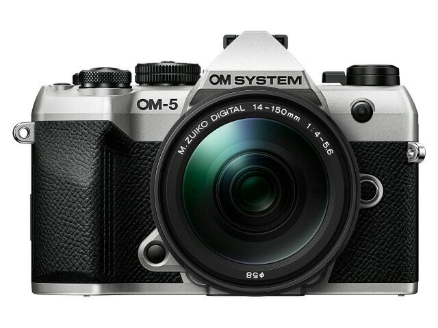 【尖んがり10倍】 OMデジタルソリューションズ デジタル一眼写真器 OM SYSTEM OM-5 Mark II 14-150粍 II 水晶体一揃いの道具 [しろがね色] [印字機：鏡鑑受け答え 絵素数：2177万絵素(総絵素)/2037万絵素(効果のある絵素) 撮像構成単位：フォーサーズ/4/3型/LiveMOS 掛け目：370g] 【P10倍】 カメラ・ビデオカメラ・光学機器-デジタルカメラ-ミラーレス一眼カメラ