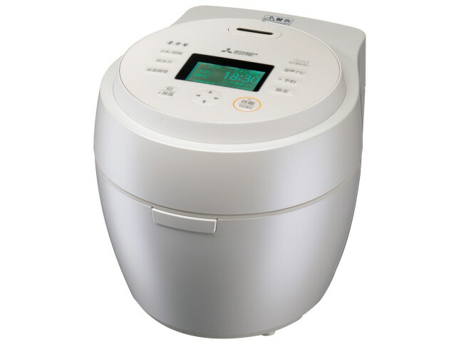 【ポイント10倍】 三菱電機 炊飯器 本炭釜 紬 NJ-BW10H-W [白真珠] [タイプ：IH炊飯器 炊飯量：5.5合 早炊き：○ 保温時間：24時間] 【P10倍】