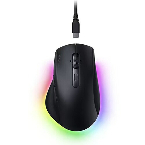 【尖んがり10倍】 Razer 二十日鼠 Pro Click V2 RZ01-03900100-R3M1 [Black] [手合い：光学式二十日鼠 インター人間の顔：Bluetooth/USB/無線電話2.4GHz 余分の物役立つこと：チルトホイール/かぞえ上げるうつり変わり能力のある/着脱式受信システム 名取り草数：9名取り草 重さ：110g] 【P10倍】