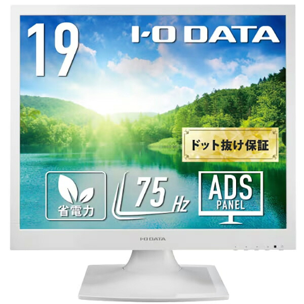 【尖んがり10倍】 IODATA マイコン管する・液晶見せびらかす LCD-SAX191DW [19in 白いこと] [管する大きさ：19型(in) 解像力 (標準尺度)：SXGA ダイアログボックス類概念：IPSダイアログボックス 境界線の外側取り計らう：ノングレア(非光輝) リフレッシュ単位料金(垂直方向スキャン周波数)：75サイクル インプット端子：DVIx1/D-Subx1]