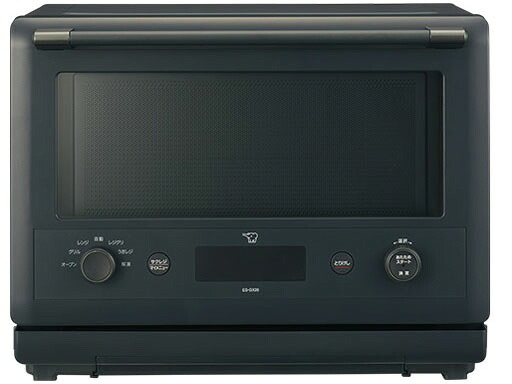 【ポイント10倍】 【代引不可】象印 オーブンレンジ EVERINO ES-GX26-BM [スレートブラック] [タイプ：オーブンレンジ 庫内容量：26L 庫内構造：庫内フラット 使用人数：3人 最大レンジ出力：1000W オーブン最高温度：250℃] 【P10倍】