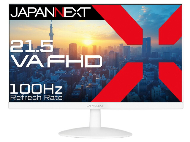 【尖んがり10倍】 JAPANNEXT マイコン管する・液晶見せびらかす JN-V215F2-W [21.5in 白いこと] 【P10倍】