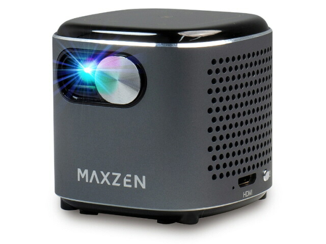 【ポイント10倍】 MAXZEN プロジェクタ MP-D07HC-BK [ブラック] [パネルタイプ：DLP アスペクト比：16:9 パネル画素数：854x480 最大輝度：70ルーメン] 【P10倍】
