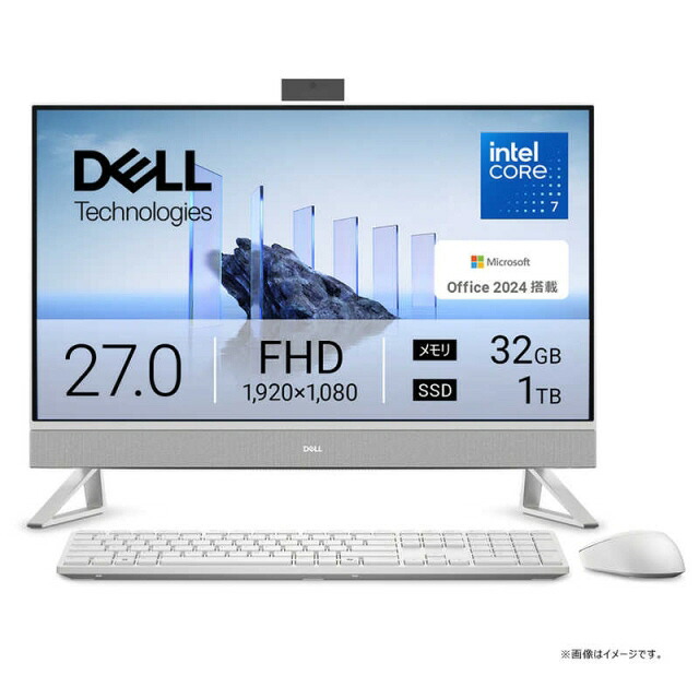 【ポイント10倍】 Dell デスクトップパソコン Dell 27 オールインワン AD79-FNHBC [パールホワイト] 【P10倍】