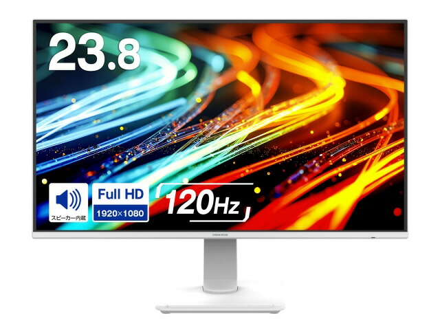 【ポイント10倍】 グリーンハウス PCモニター・液晶ディスプレイ GH-LCW24V-WH [23.8インチ ホワイト] 【P10倍】