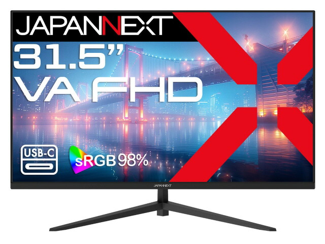 【ポイント10倍】 JAPANNEXT PCモニター・液晶ディスプレイ JN-V315F2-C6 [31.5インチ] 【P10倍】