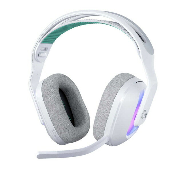 【ポイント10倍】 ロジクール ヘッドセット G522 LIGHTSPEED G522-WH [ホワイト] [ヘッドホンタイプ：オーバーヘッド プラグ形状：USB 装着タイプ：両耳用 接続方式：ワイヤレス/ワイヤード(有線) リモコン：○ ゲーミング：○] 【P10倍】