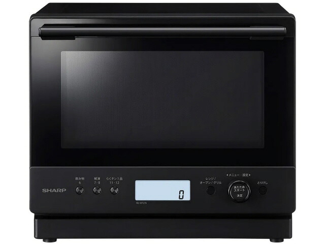 【ポイント10倍】 【代引不可】シャープ オーブンレンジ PLAINLY RE-WF276-B [ブラック] [タイプ：スチームオーブンレンジ 庫内容量：27L 庫内構造：庫内フラット 使用人数：3人 最大レンジ出力：1000W オーブン最高温度：250℃] 【P10倍】