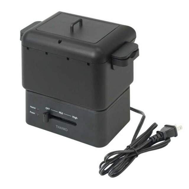 【ポイント10倍】 サンコー 調理家電 コンパクトフライヤー「カラリ2」 KRAR25SBK [調理家電種類：コンパクトフライヤー 消費電力：400W 重量：1.7kg] 【P10倍】