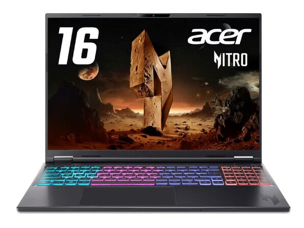 【ポイント10倍】 Acer ノートパソコン Nitro 16S AI AN16S-61-N73Z56/E [オブシディアンブラック] 【P10倍】｜YOUPLAN