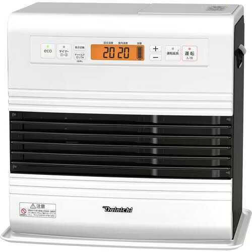 【ポイント10倍】 【代引不可】ダイニチ ヒーター・ストーブ FW-5725GR(W) [スノーホワイト] [タイプ：石油ファンヒーター 燃料：灯油 適用床面積(木造)：15 畳 適用床面積(コンクリート)：20 畳] 【P10倍】｜YOUPLAN