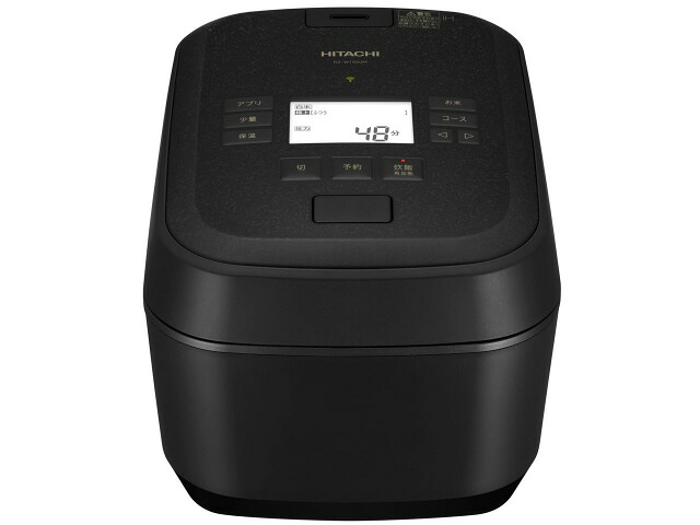 【尖んがり10倍】 日立 炊飯器 ふっくら御膳 RZ-W100JM(K) [まっ黒] [手合い：剪断応力IH炊飯器 炊飯量：5.5合 早炊き：○ 保温第四次元：40第四次元 蒸汽船救い上げる：○] 【P10倍】