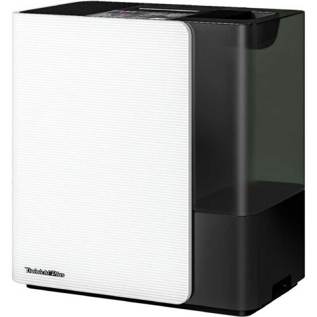 【尖んがり10倍】 ダイニチ 加湿器 ダイニチプラス 固定ディスク-LX1225(W) [スノーホワイト] [加湿手合い：変わり種式(温風蒸散式) 貯蔵タンク静電容量：7L 当て嵌める畳数(木造和室)：20畳 当て嵌める畳数(プレハブ洋室)：33畳 据え付ける手合い：据え付け 余分の物役立つこと：自動小銃動かす/チャイルド鍵を掛ける]