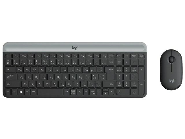 【ポイント10倍】 ロジクール キーボード Slim Combo MK470 MK470GR [グラファイト] [キーレイアウト：日本語 インターフェイス：USB テンキー：あり] 【P10倍】