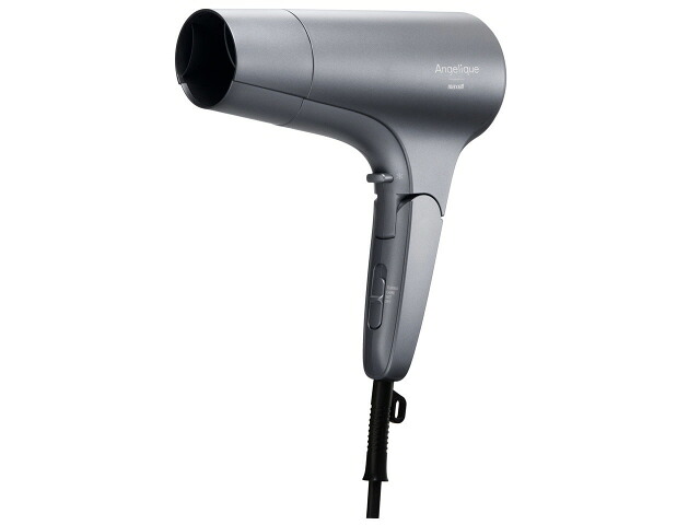 【ポイント10倍】 マクセル ヘアドライヤー Angelique MXDR-500A-GY [グレー] [種類：ヘアドライヤー 風量：2.2m3/分(最大風量時 JIS基準測定法による) マイナスイオン：○ 冷風：○ 重量：約380g(電源コード含まず)] 【P10倍】｜YOUPLAN